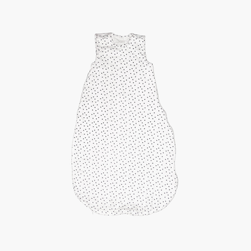 WHITE STAR PRINTED MUSLIN SLEEPING BAG