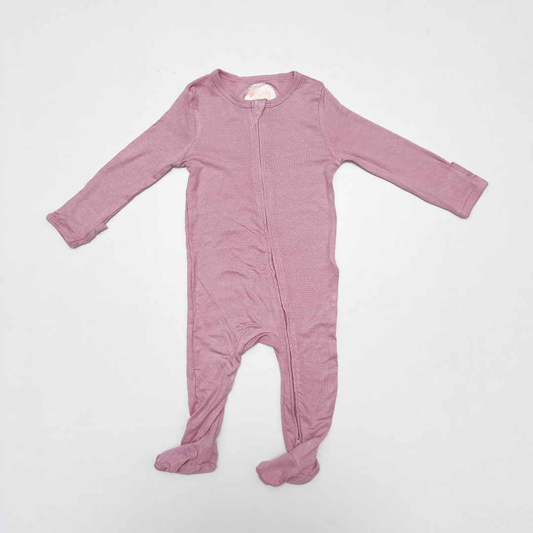 PASTEL PINK VISCOUS SLEEPSUIT