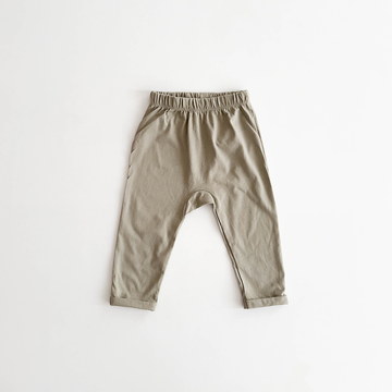 SAGE GREEN PLAIN PANTS