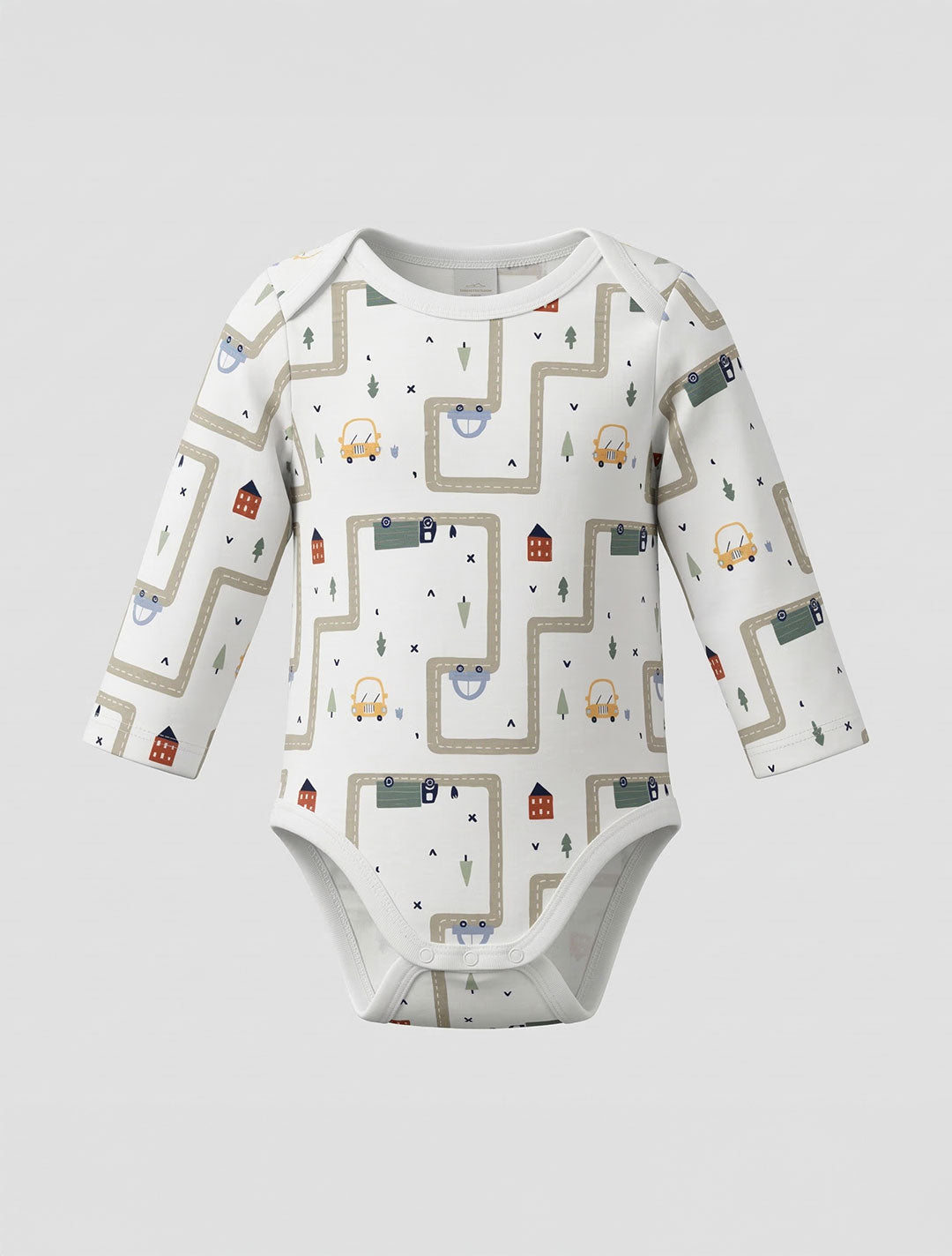 OFF WHITE PATTERNED ONESIE