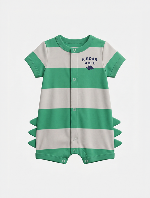 Green striped fancy jumpsuit
