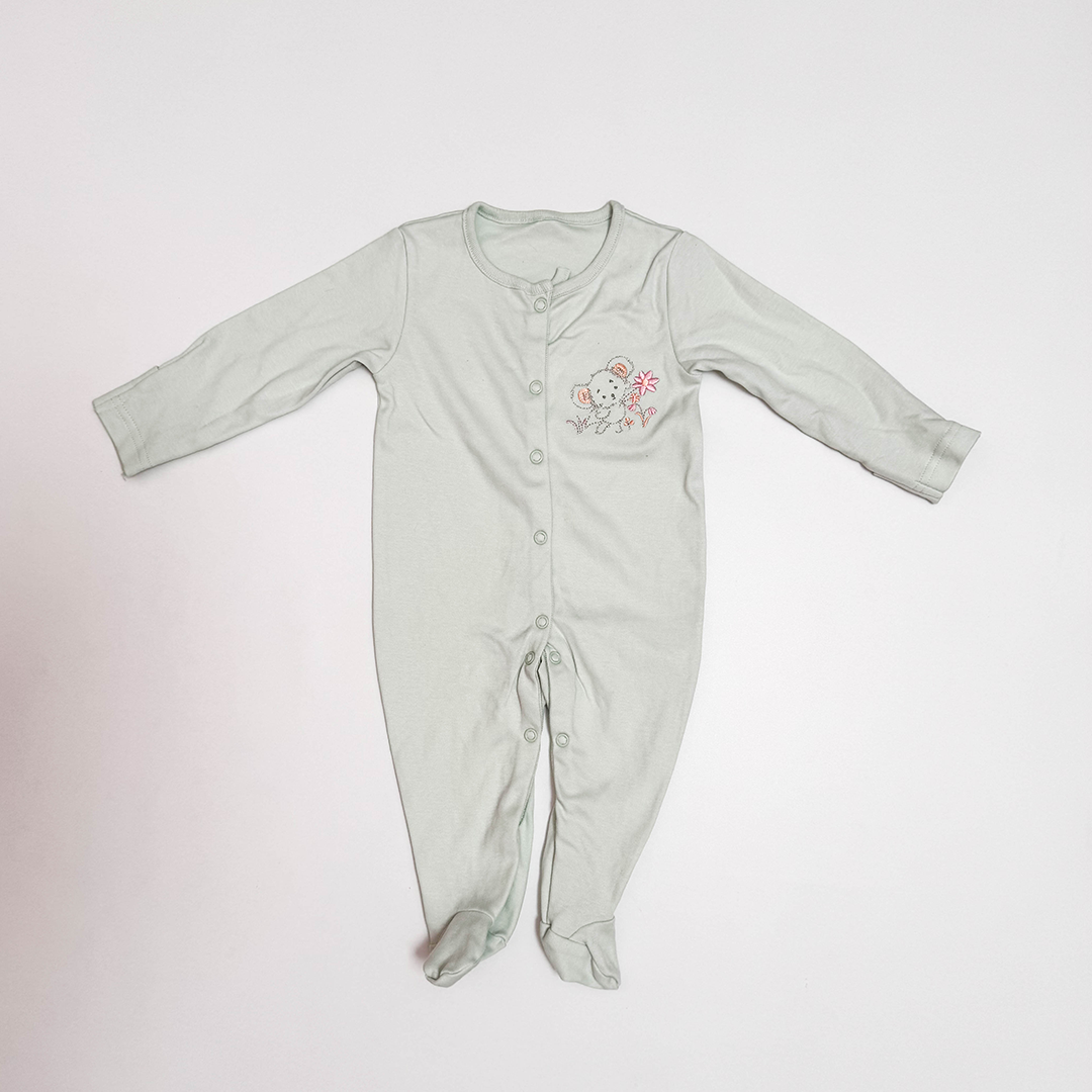 PISTACHIO GREEN SLEEPSUIT