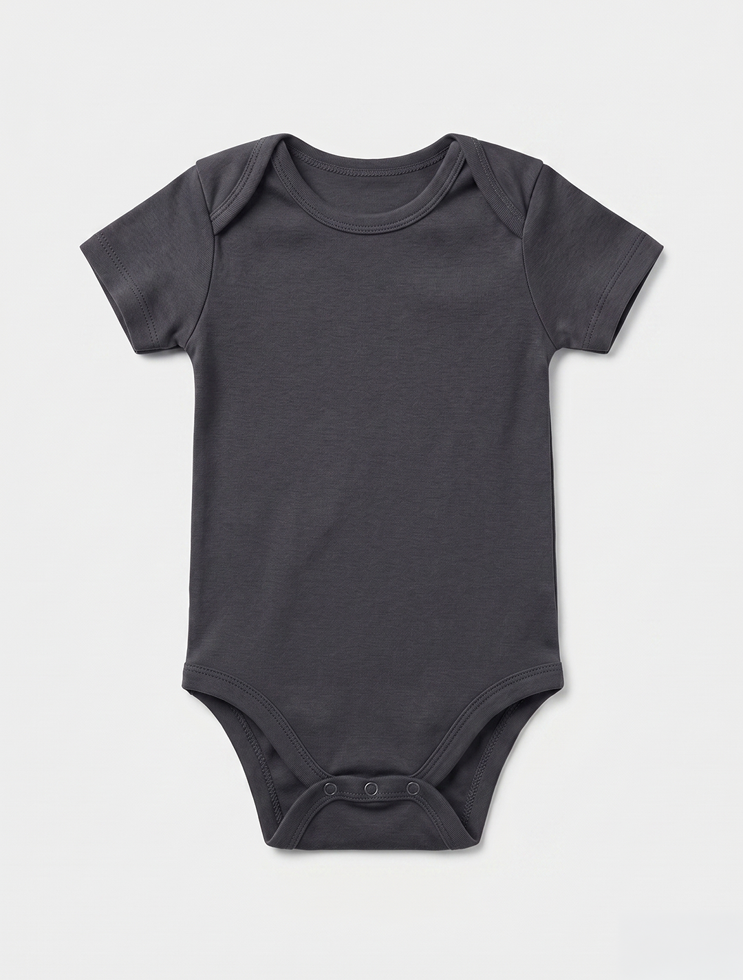DARK GREY PLAIN ONESIE
