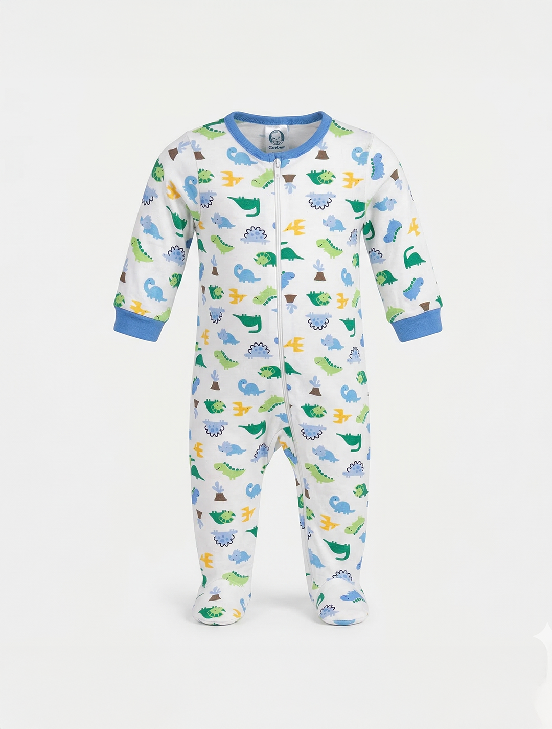 DINO PRINTED SLEEPSUIT