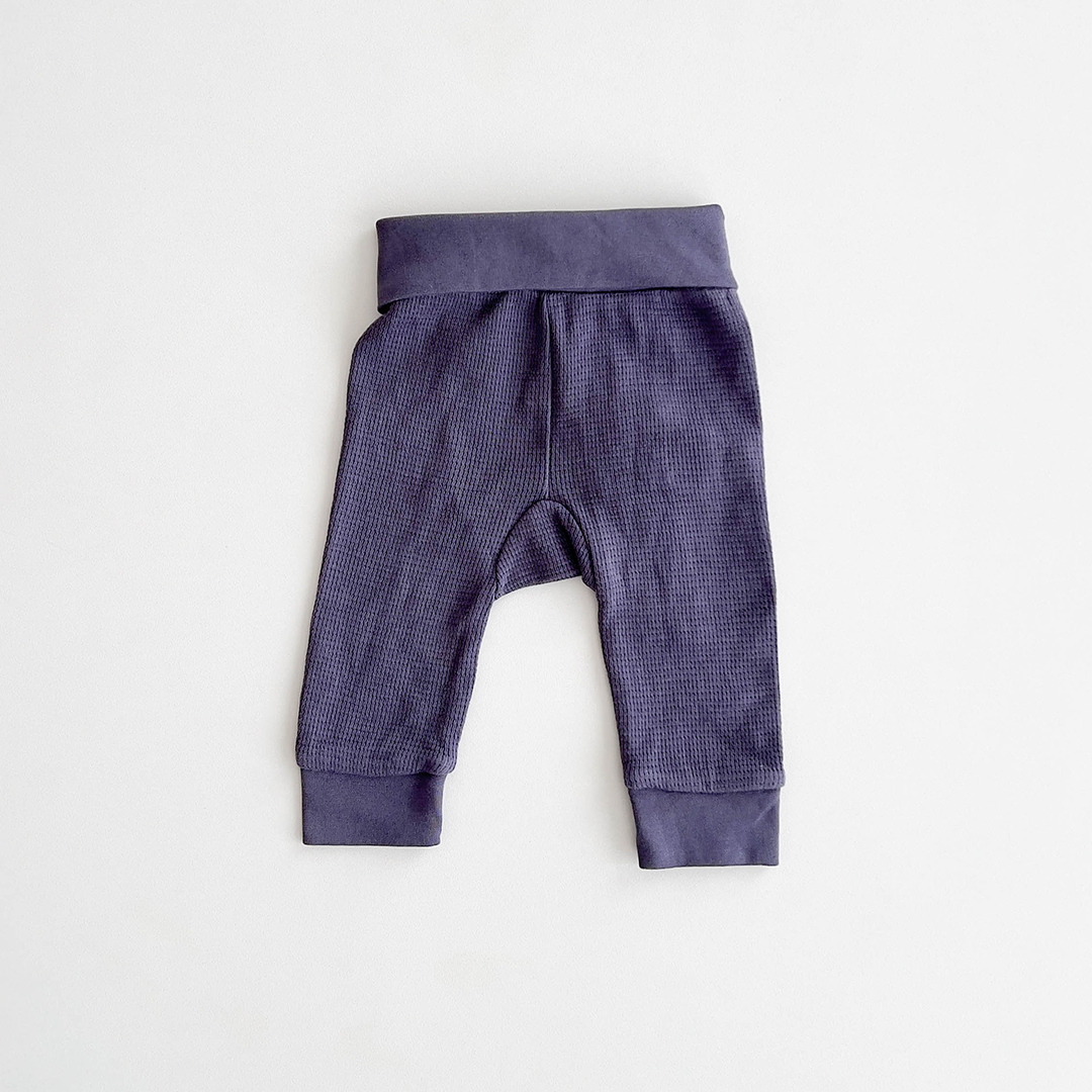 NAVY BLUE KNIT PANTS