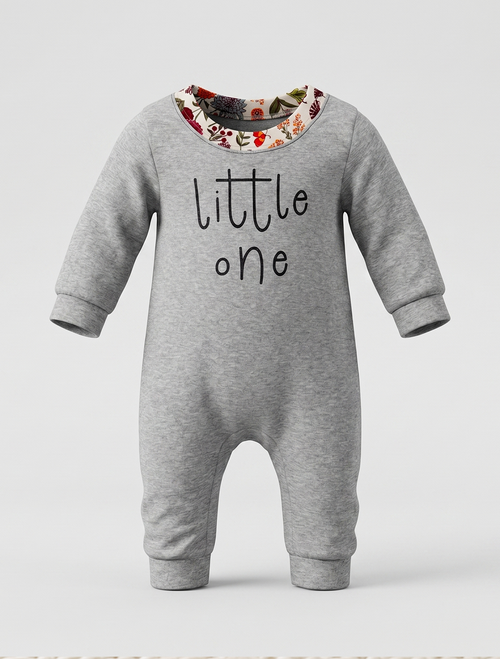 GREY LITTLE ONE ROMPER