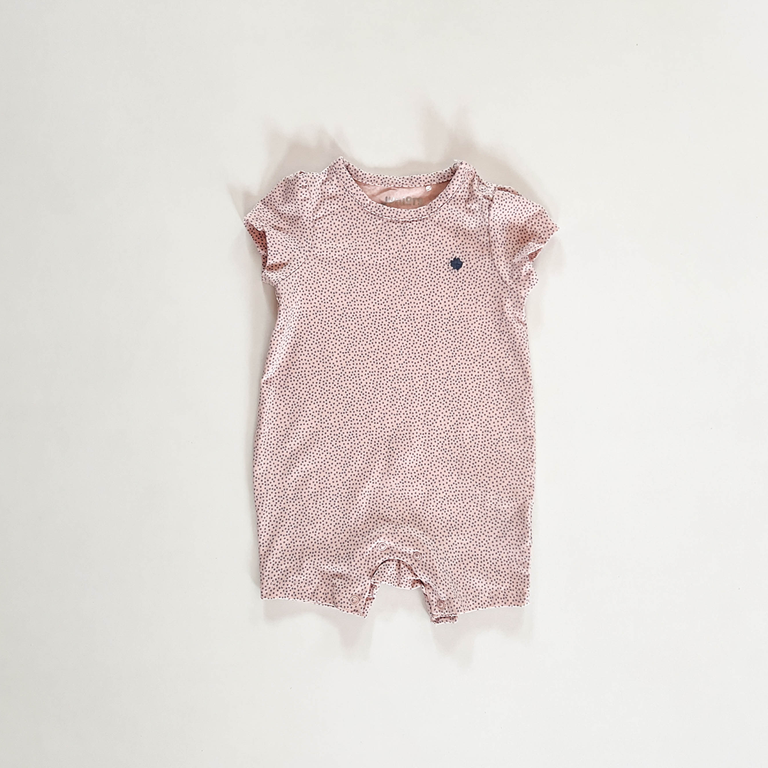 PASTEL PINK DOTTED JUMPSUIT