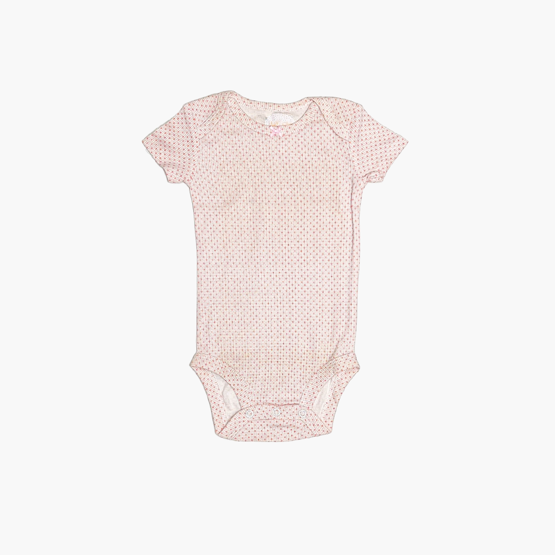 RED DOTTED PATTERNED ONESIE