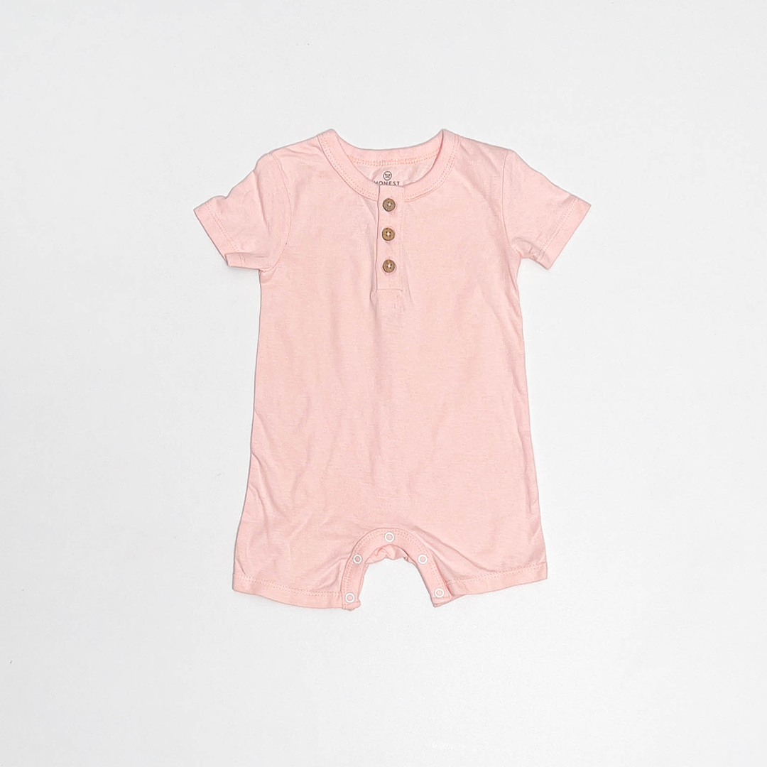 CREAMY PEACH BUTTON JUMPSUIT