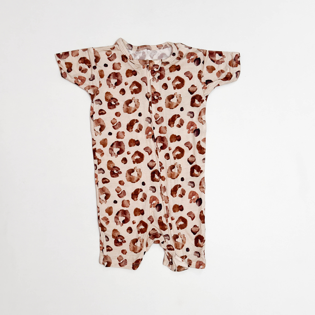 BROWN VISCOUS ZIPPER JUMPSUIT