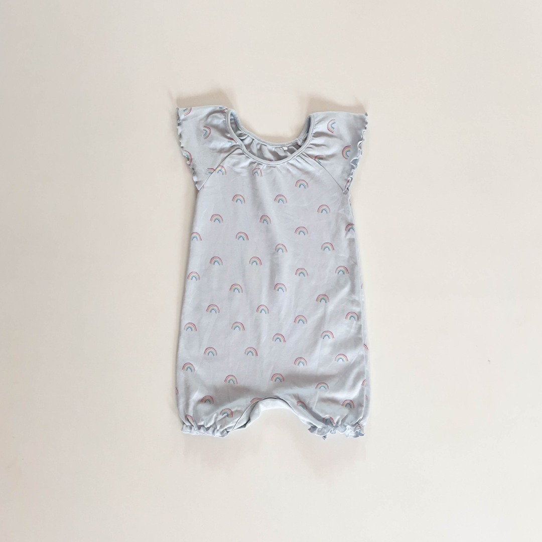 BLUE RAINBOW PRINTED JUMPSUIT