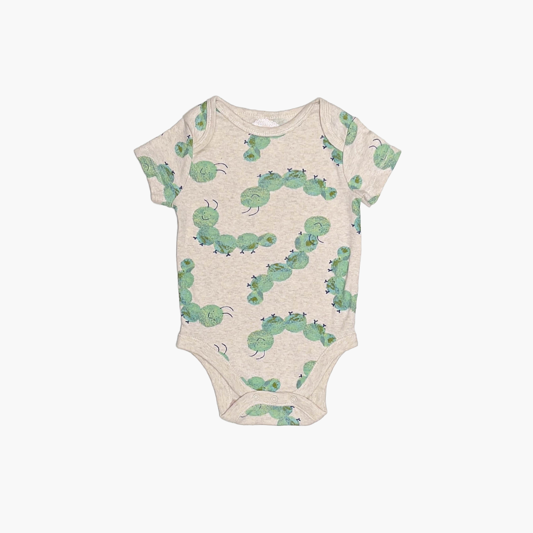 BEIGE CATERPILLER ONESIE
