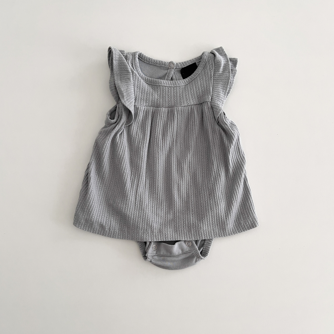 LITTLE PLANET ORGANIC CARTERS BABY POINTELLE BODYSUIT DRESS