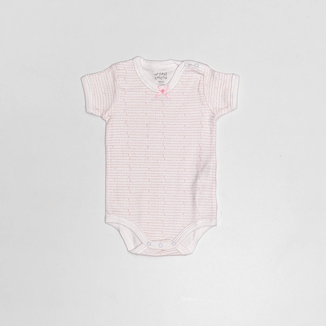 PINK PATTERNED ONESIE