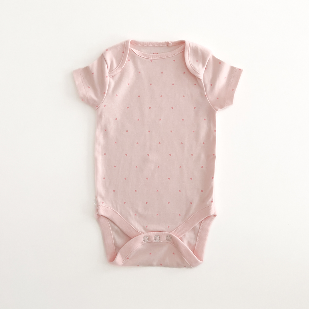 PINK LOVE PRINT ONESIE