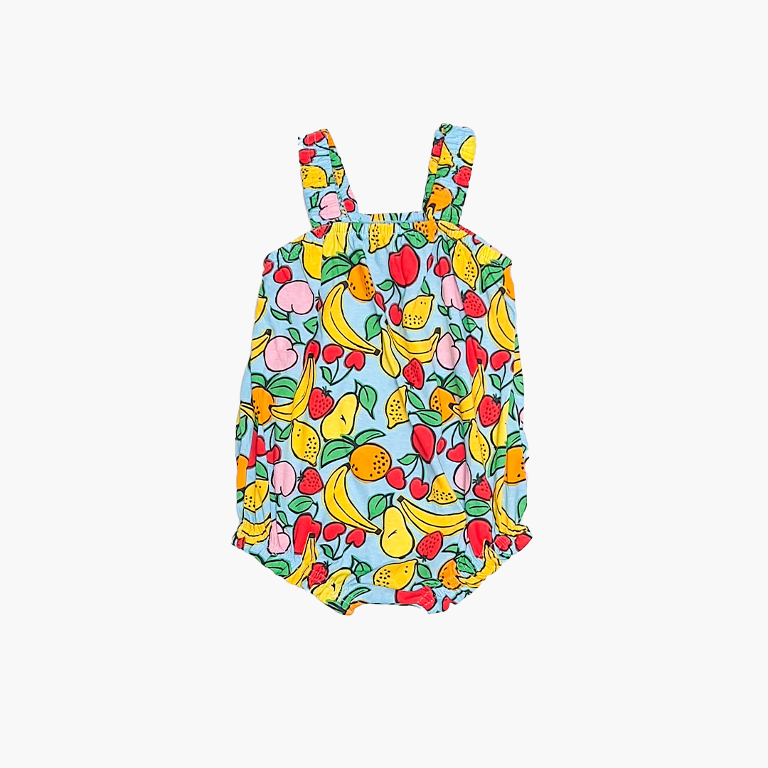 MULTICOLOUR FRUITS PRINTED ONESIE