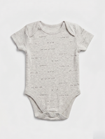 GREY PRINTED ONESIES