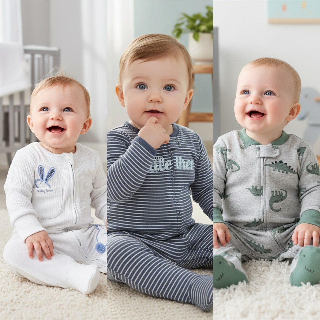0-3 MONTHS SLEEPSUITS BUNDLE 1