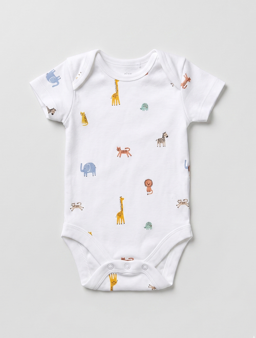ANIMAL PRINTED ONESIE