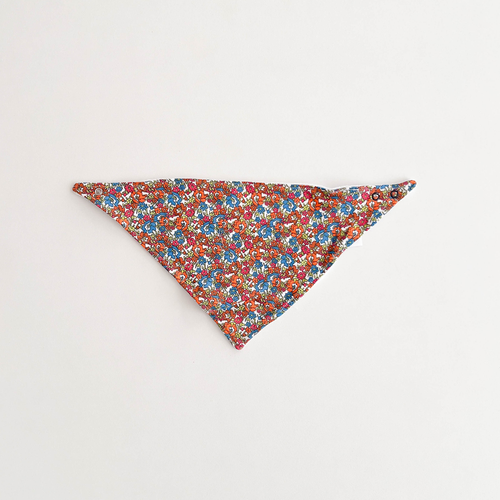 MULTICOLOUR FLORAL PRINTED BANDANA BIBS