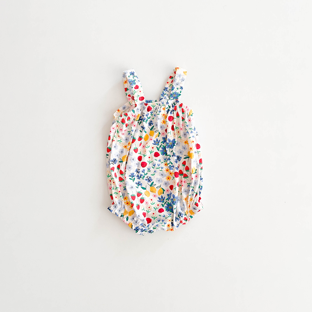 MULTICOLOR FLORAL FANCY ONESIE