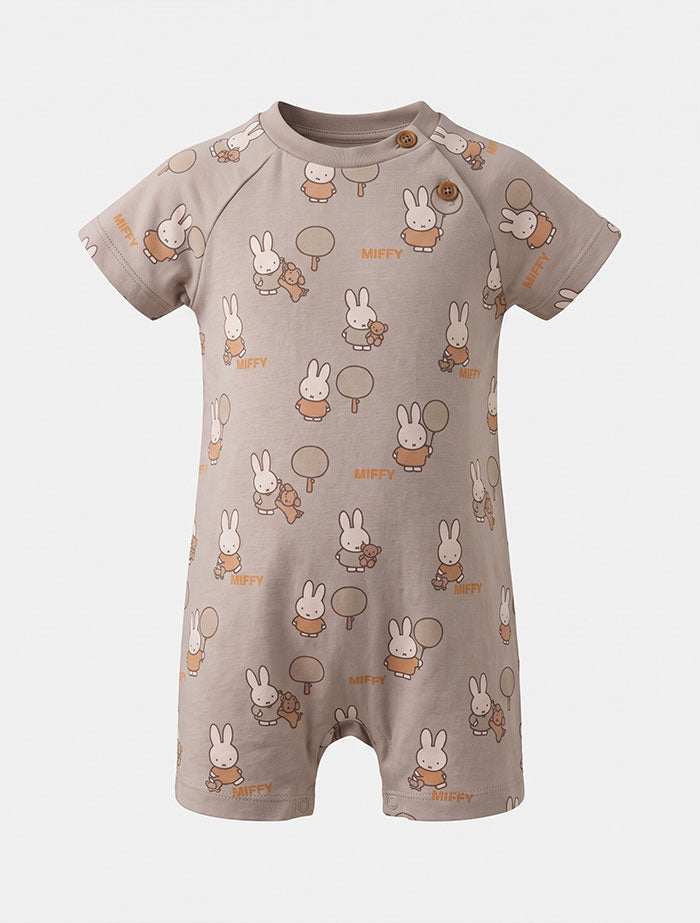 Grey bunny printed jumpsuit