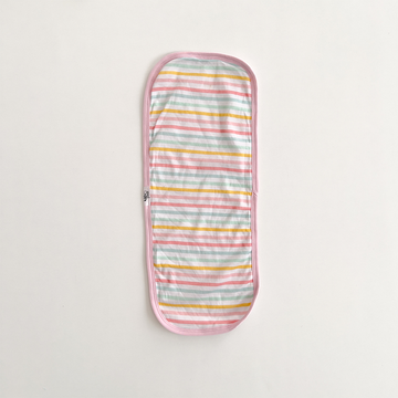 MULTICOLOUR STRIPED BURP CLOTH