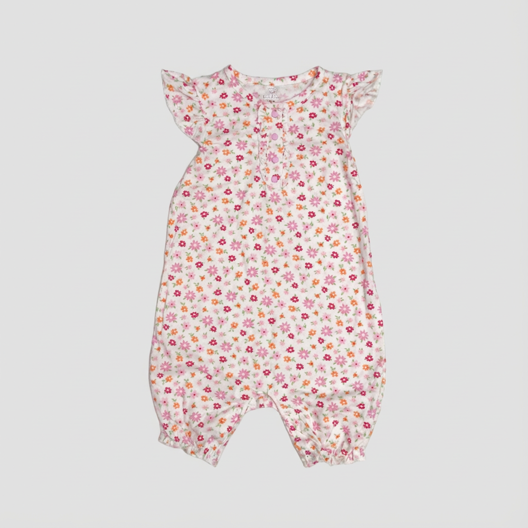 PINK FLORAL JUMPSUIT