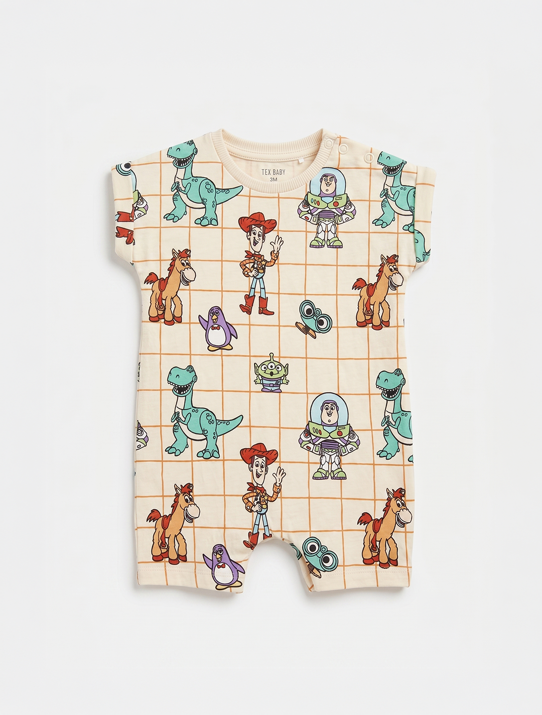 Off white check printed jumpsuit