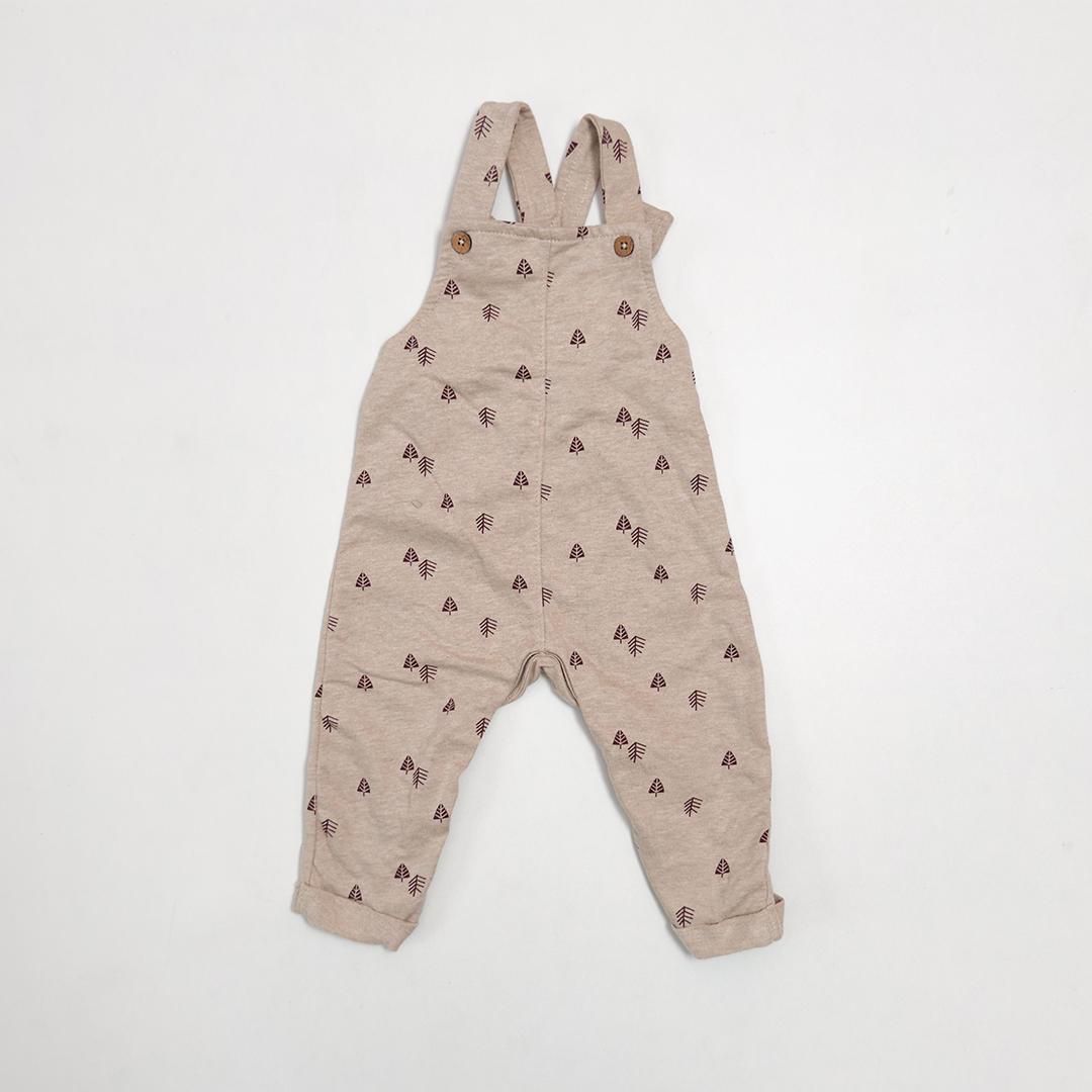 BROWN PATTERNED DUNGAREE