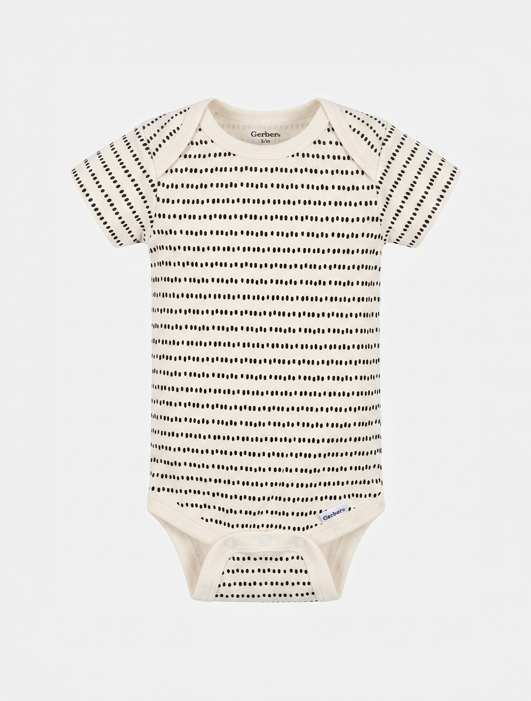 OFF WHITE BLACK PATTERN ONESIE