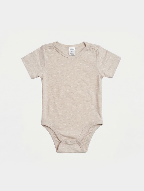 BEIGE RAINBOW PRINTED ONESISE
