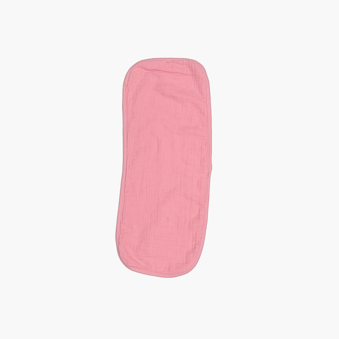 DUSTY PINK MUSLIN BURP CLOTH