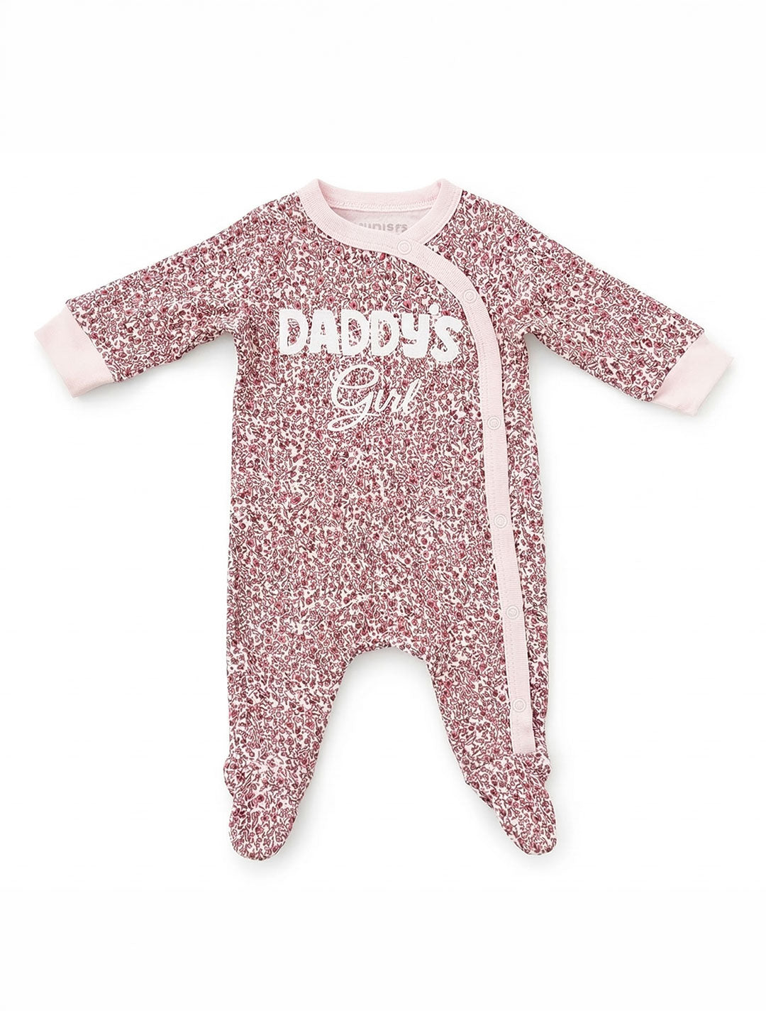 PREMIUM PINK FLORAL SLEEPSUIT