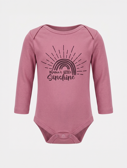 WINE PRINTED ONESIE