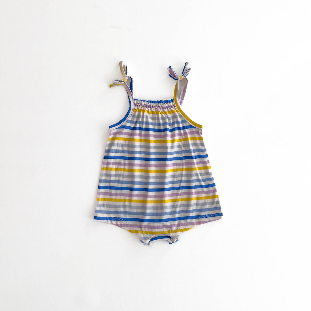 MULTICOLOUR STRIPED JUMPSUIT