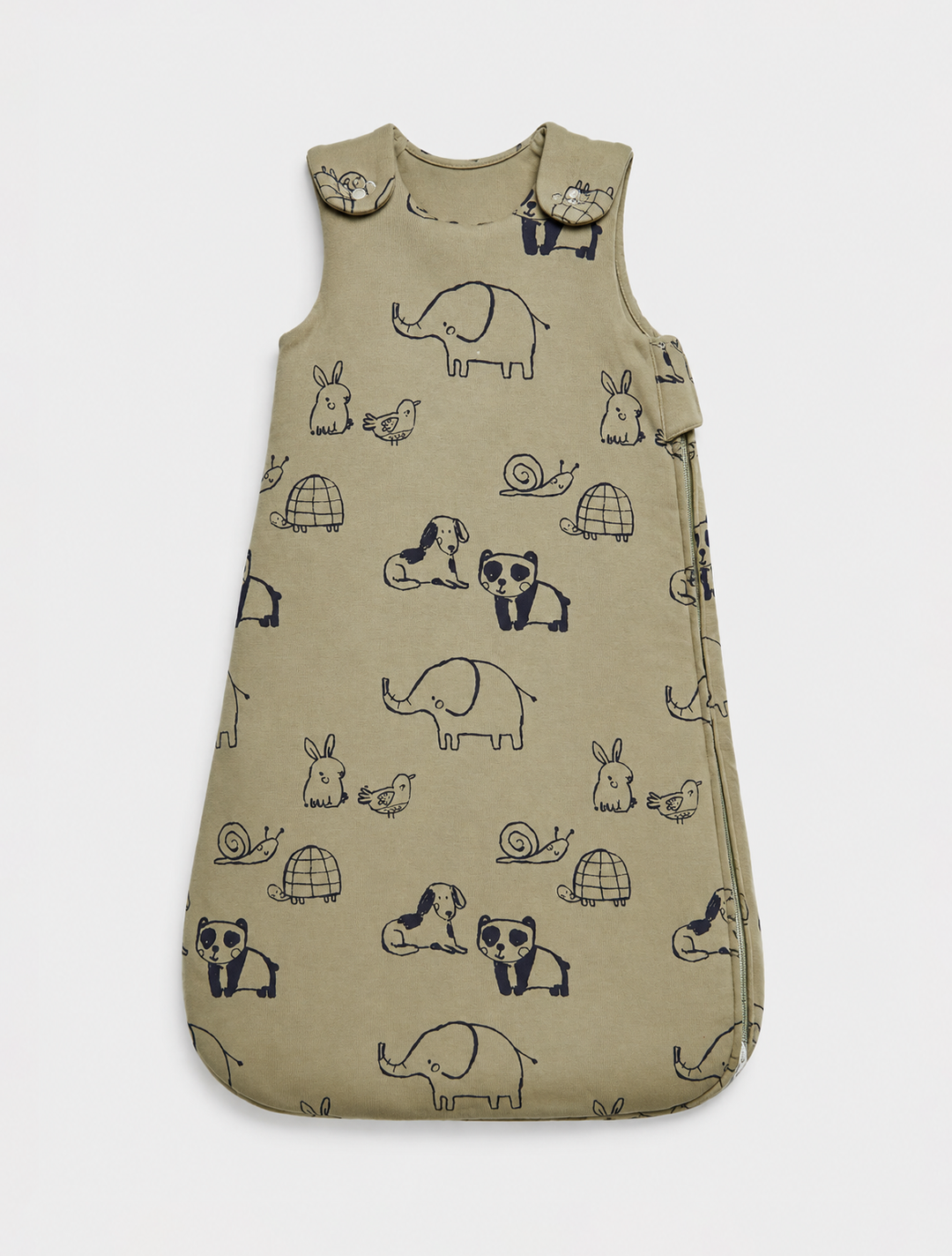 Baby Sleep Bag – Sage Animal Print