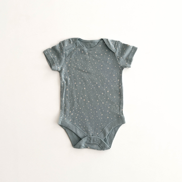 PASTEL BLUE DOTTED ONESIE