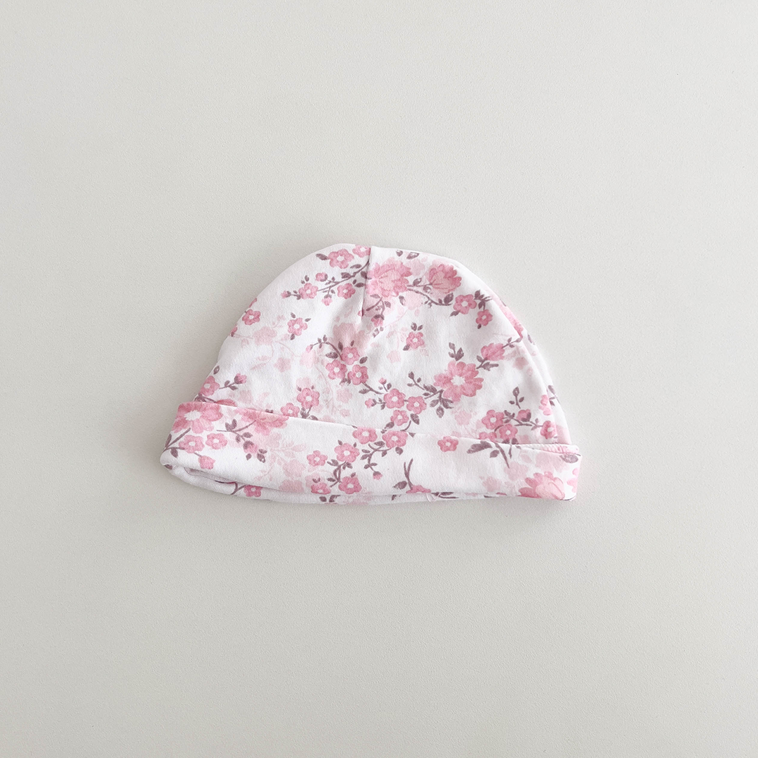 PINK FLORAL CAP