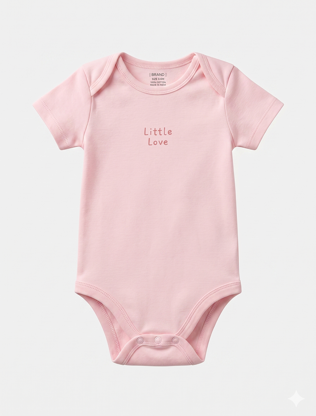 PINK LITTLE LOVE ONESIES