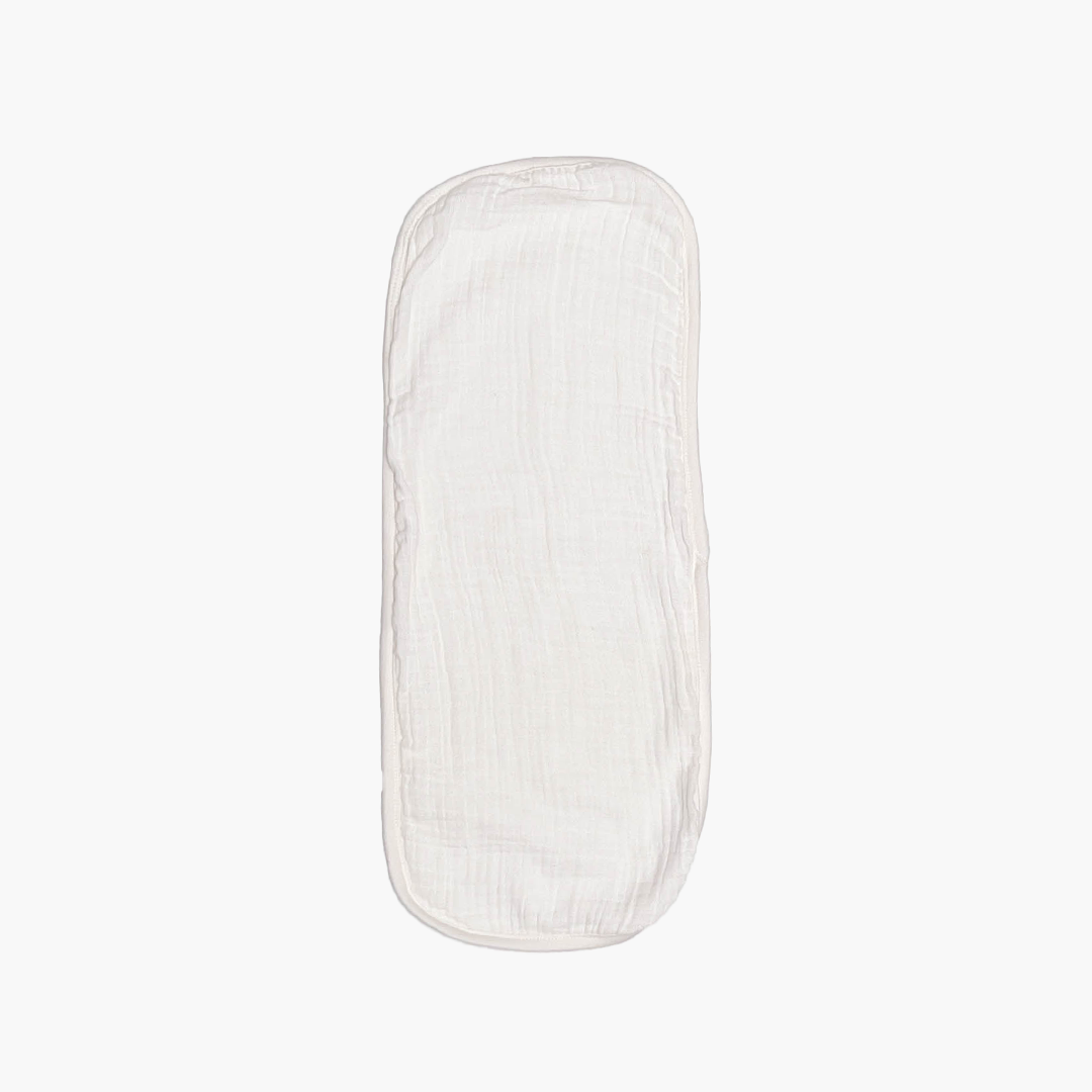 WHITE MUSLIN BURP CLOTH