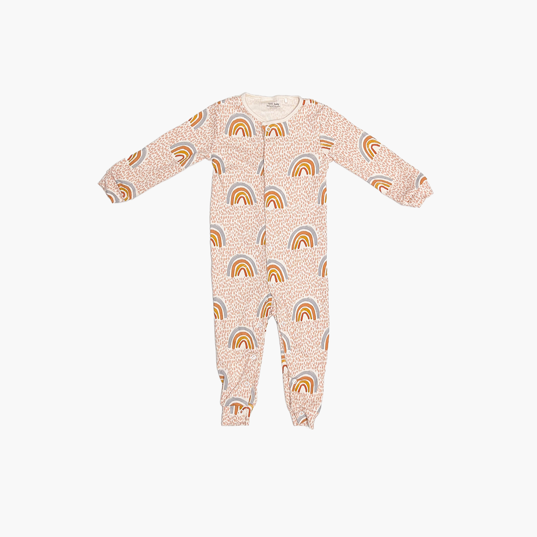 RAINBOW PATTERNED ROMPER