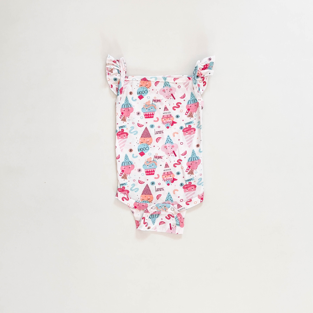 ICECREAM PRINTED ONESIE