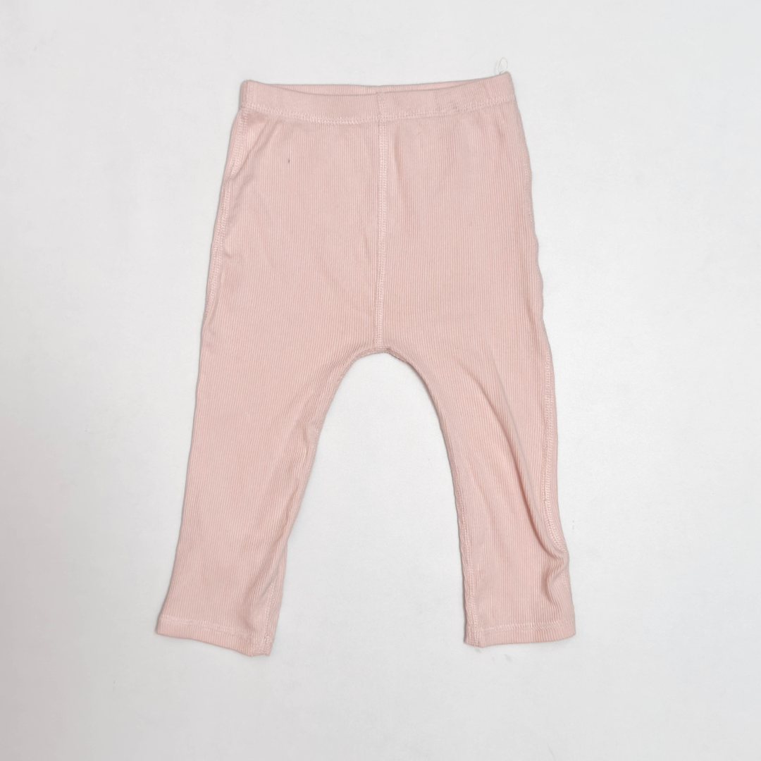 PINK RIBBED PANTS
