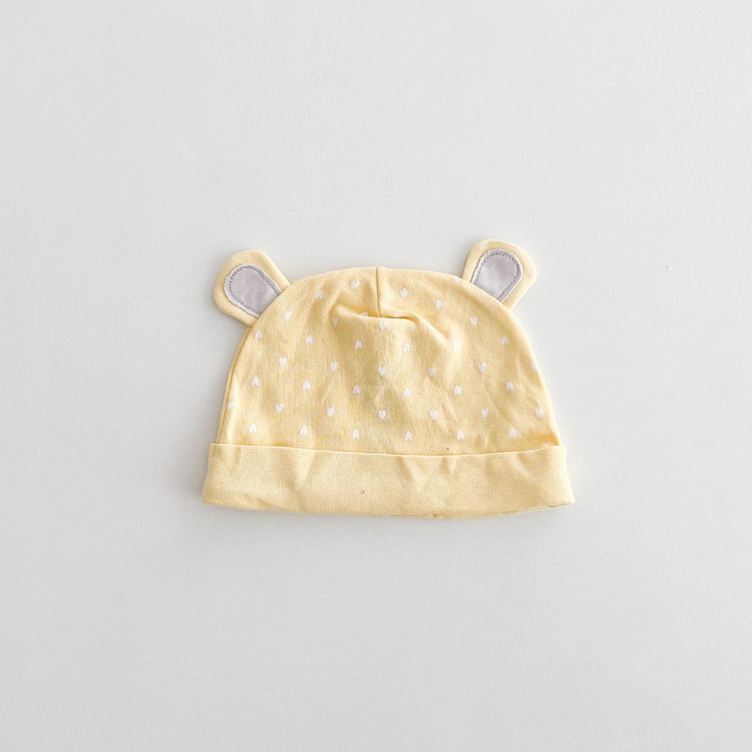 YELLOW BUNNY EAR CAP