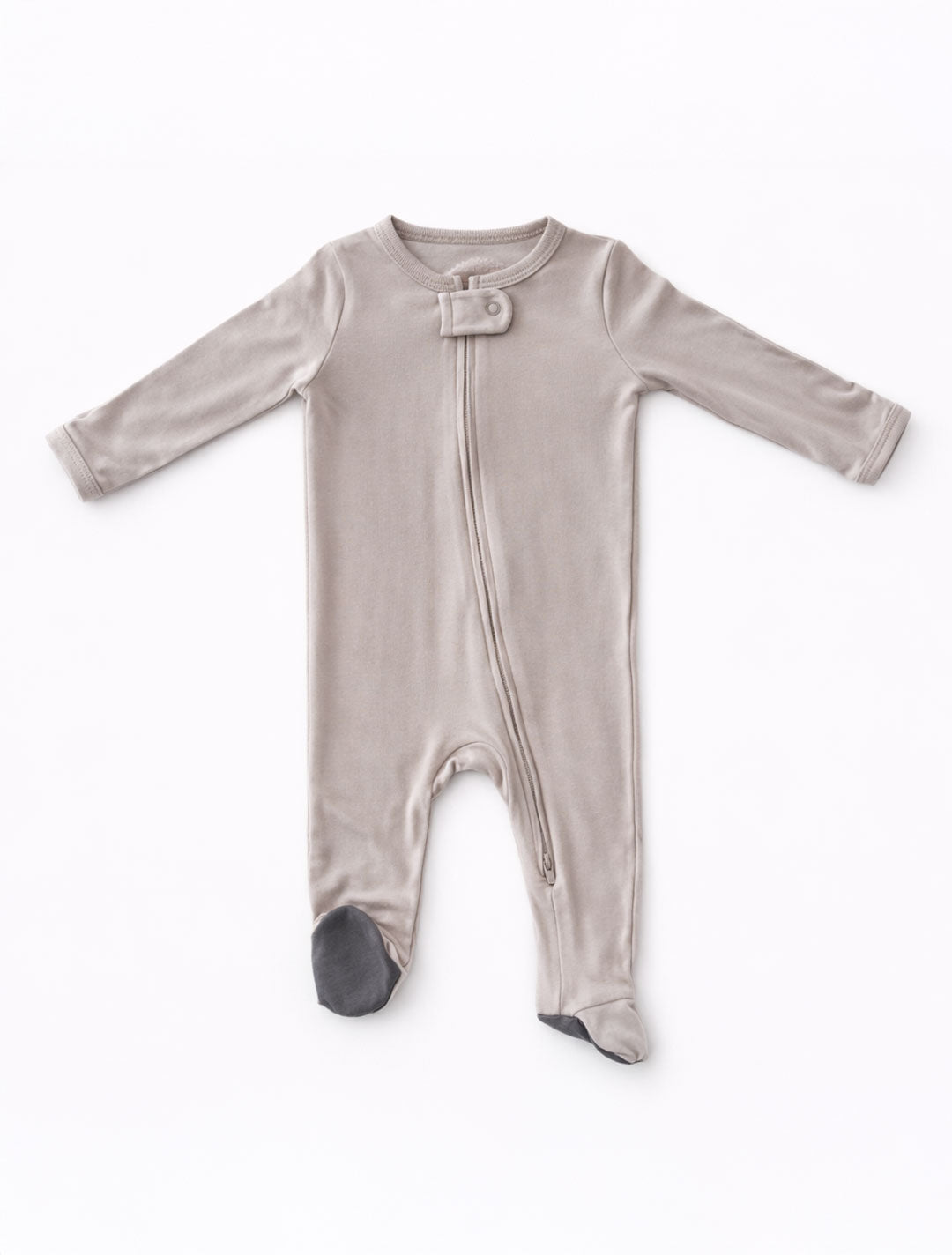 oatmeal coloured plain sleepsuits