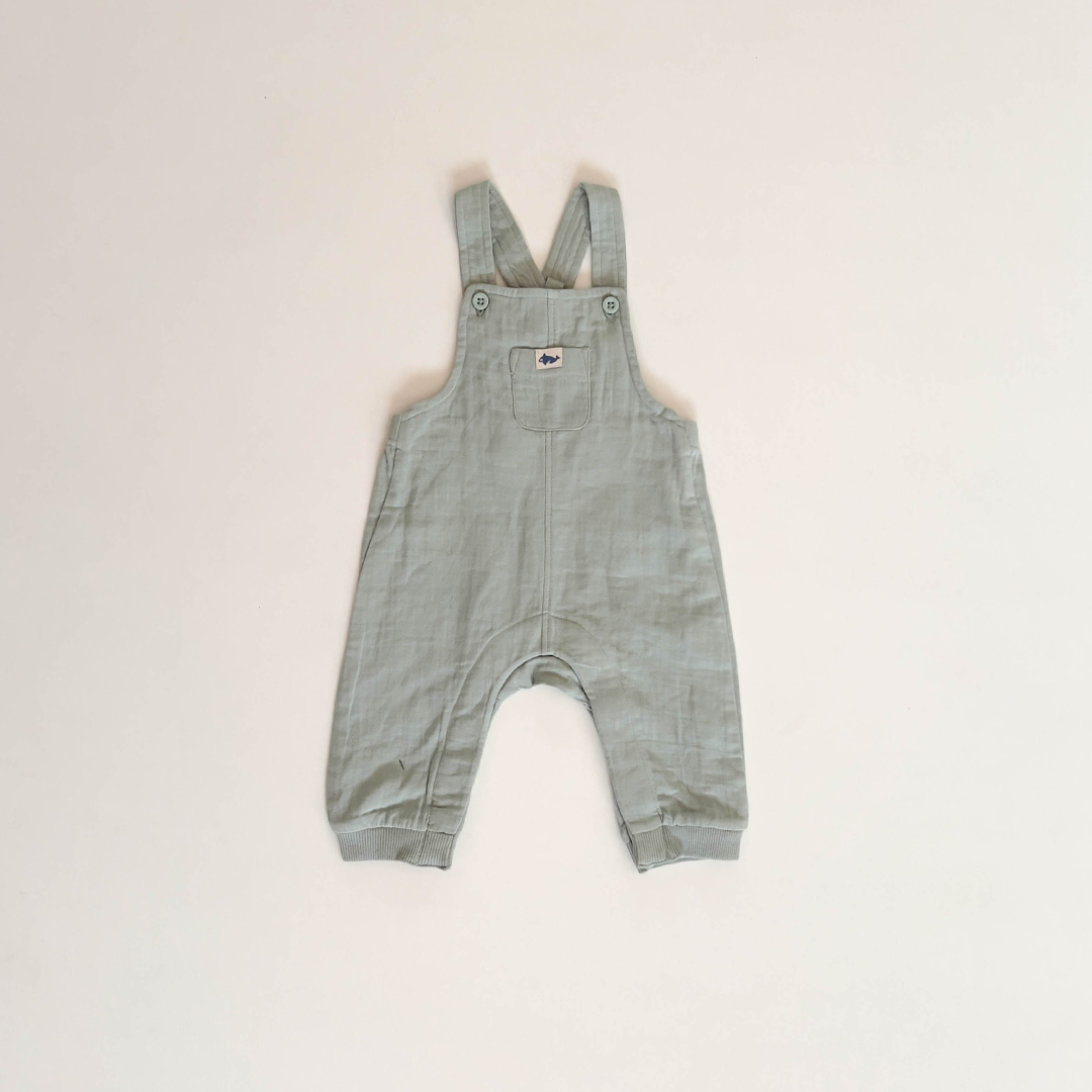 SAGE MUSLIN DUNGAREE