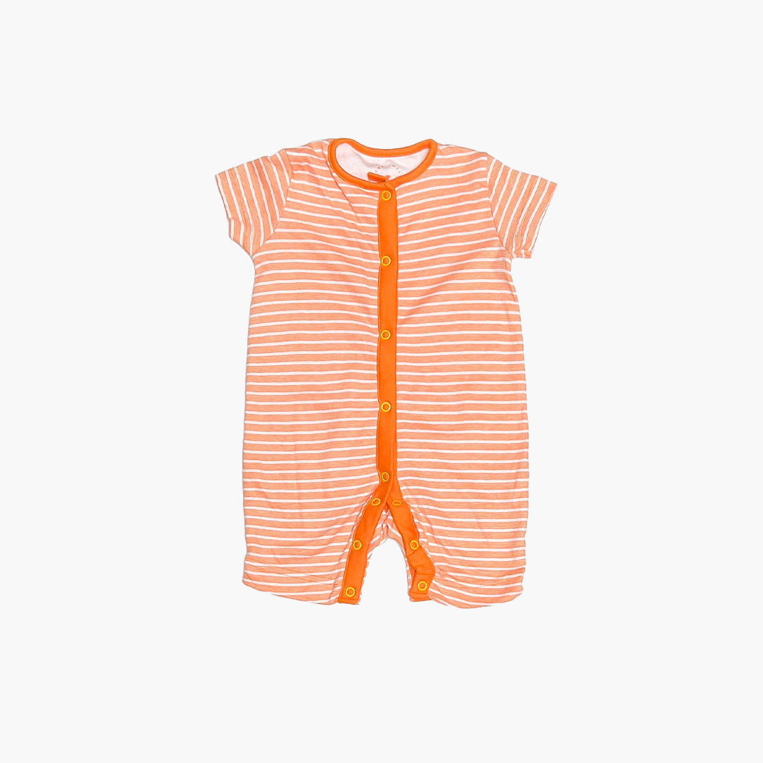 ORANGE STRIPED JUMPSUIT