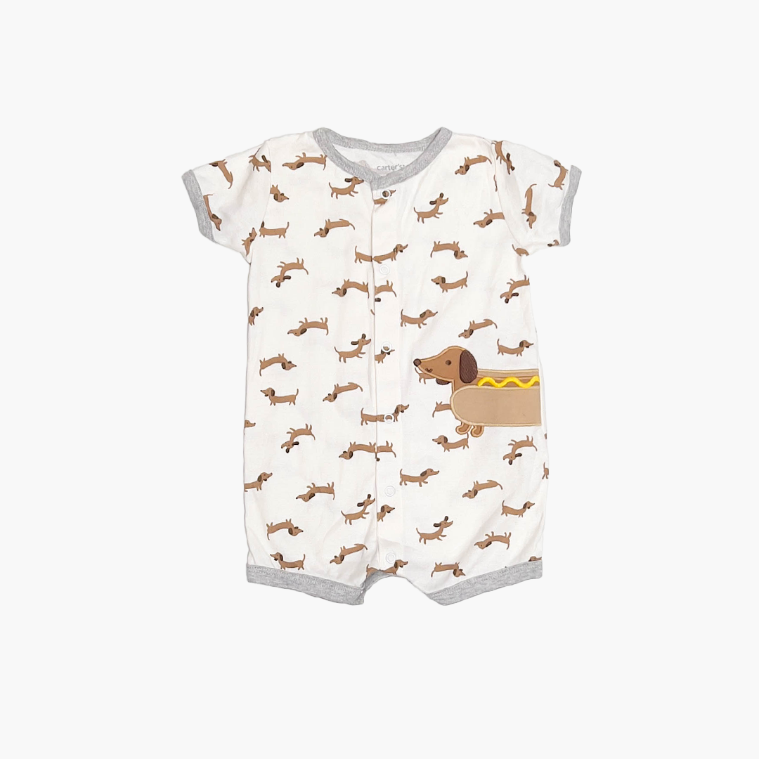 DOG PATTERNED JUMPSUIT