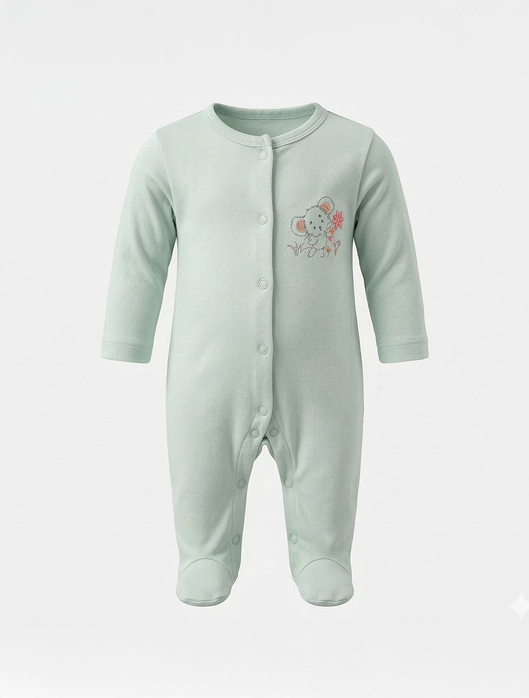PISTACHIO GREEN SLEEPSUIT